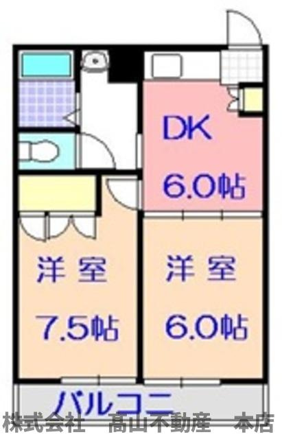 カーサＯＺＯＮＯ　Aの間取り