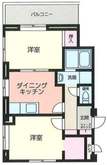 【間取り】 | ヴェルメゾン | 間取りです。