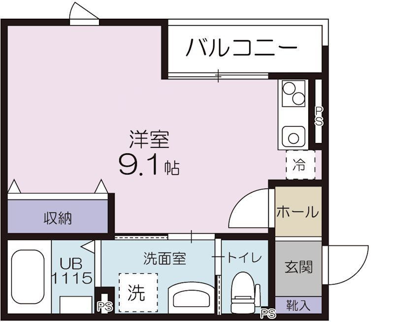 カーサエビス の間取り|間取りです。