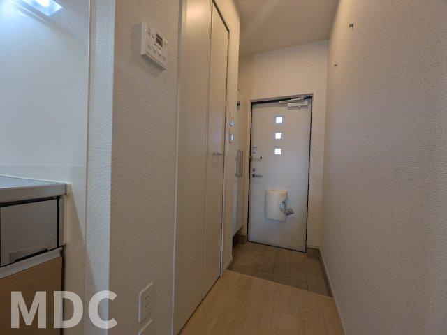 徳島市北田宮２丁目のアパートの玄関