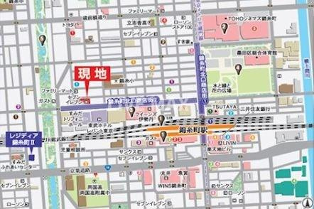 【地図】レジディア錦糸町 