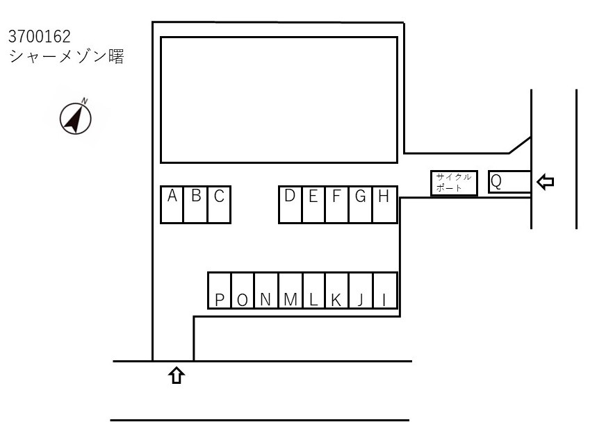 シャーメゾン曙の駐車場