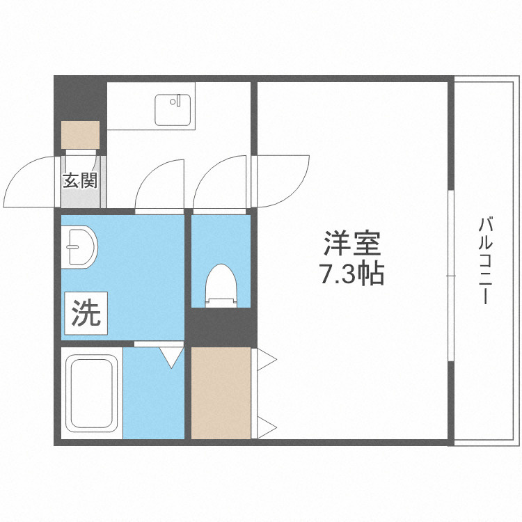 エステイトE森ノ宮の間取り