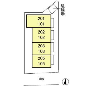 OAK HOUSEの区画図|区画図です☆彡