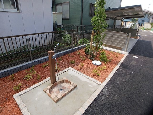 ブルーコーラルの設備|ペット専用の足洗い場があります