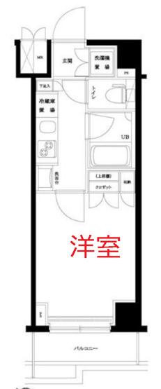 【間取り】 | ルーブル蒲田九番館