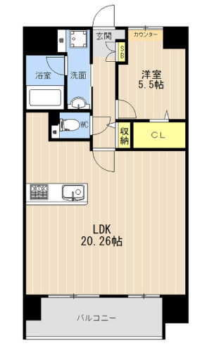 LIBTH菊陽Ⅱの間取り