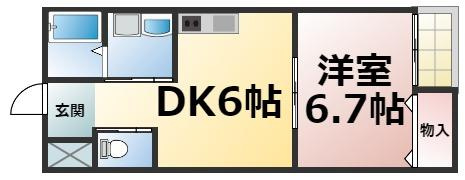 【間取り】 | サンコート勝山　仲介手数料無料