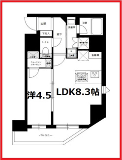 【間取り】 | ハーモニーレジデンス上野ノースフロント