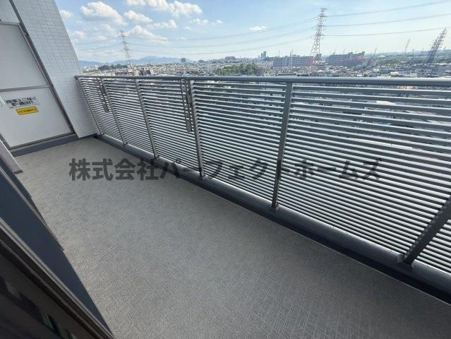 ファインフラッツ牧野駅前イーストプラザのバルコニー|落ち着いた時間を過ごせるバルコニーです