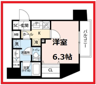 【間取り】 | プレール・ドゥーク元浅草
