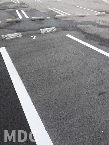 徳島市北田宮４丁目のアパートの駐車場