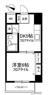 【間取り】 | コーポ駒沢P-1
