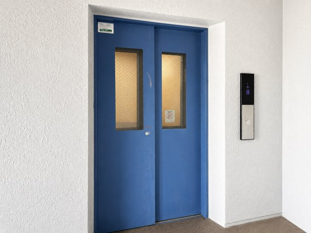 チュリス南熊本　南向き｜91㎡超のゆとりある5DKのその他共用部分|共用エレベーターを設置。日々の移動にも便利です。