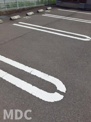 徳島市北田宮４丁目のアパートの駐車場