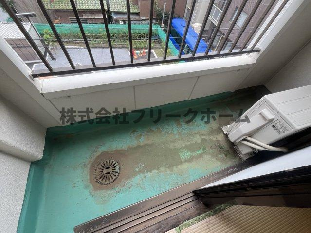 カーサ井上のバルコニー