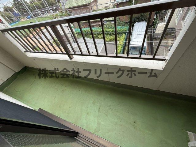 カーサ井上のバルコニー
