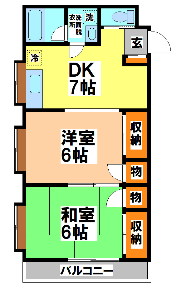 カーサ井上の間取り