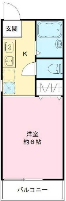 ＮＫハイツ（下高井戸）の間取り|間取りです。