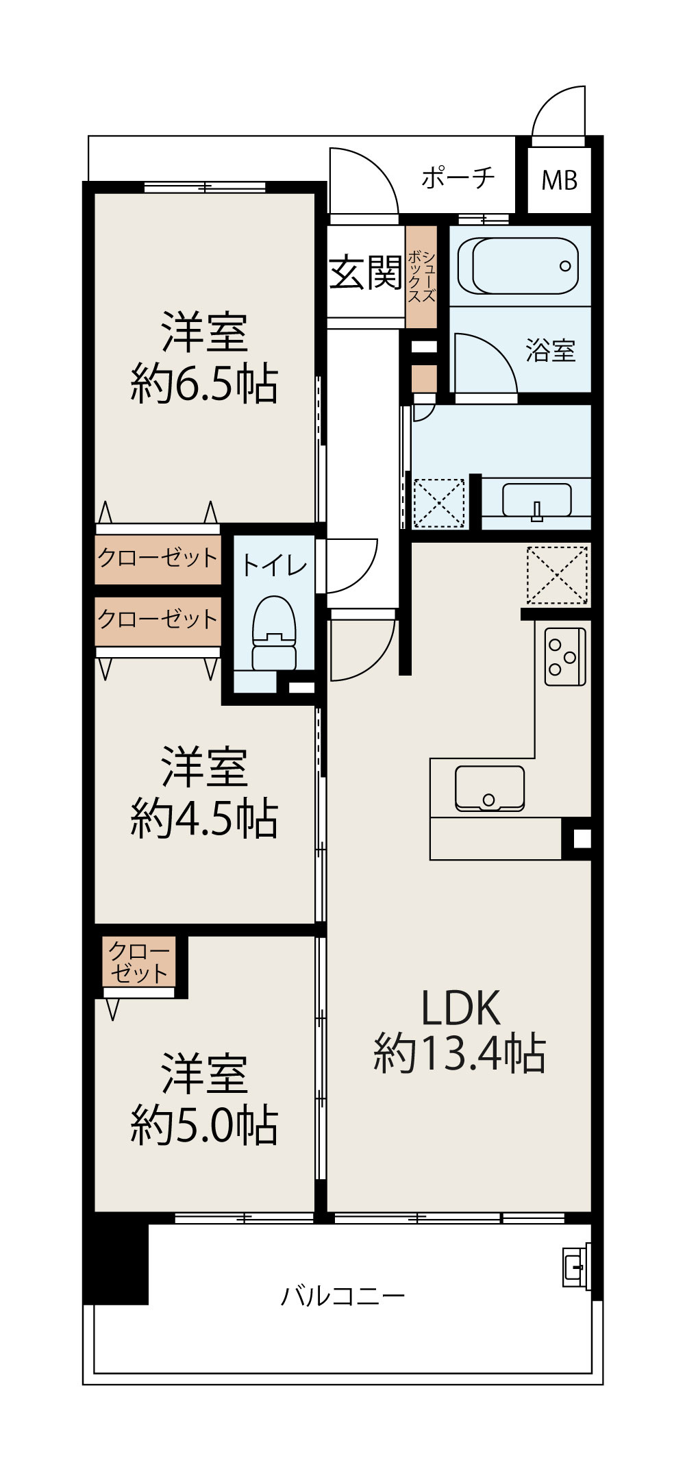 プレミアシティ東刈谷駅前の間取り