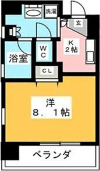 共同ハイツ西大須の間取り