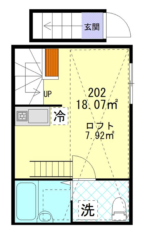 インベスト羽田Ⅰの間取り