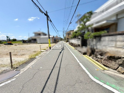【前面道路含む現地写真】 | 菩提　売土地　全６区画 | 自由設計可能ですので　家族の希望が詰まったマイホームを建築出来ますね！