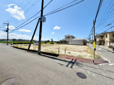 【前面道路含む現地写真】 | 菩提　売土地　全６区画 | 土地面積約30.41坪～約38.08坪！夢のマイホームを実現してくださいね♪