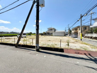 【前面道路含む現地写真】 | 菩提　売土地　全６区画 | 南海高野線「初芝」駅までバス１５分！バス停まで徒歩２分！毎日の通勤や通学に便利ですね♪