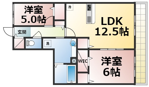 【間取り】 | グランディール緑橋　仲介手数料無料
