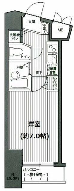 グランド・ガーラ渋谷の間取り|間取りです。
