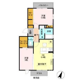 メゾンドソメイユの間取り