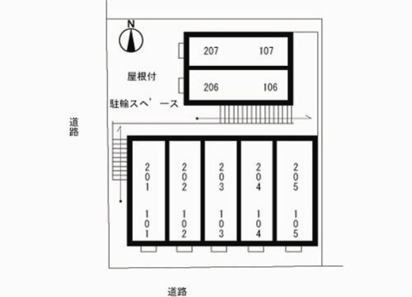 リベルテ中央の区画図