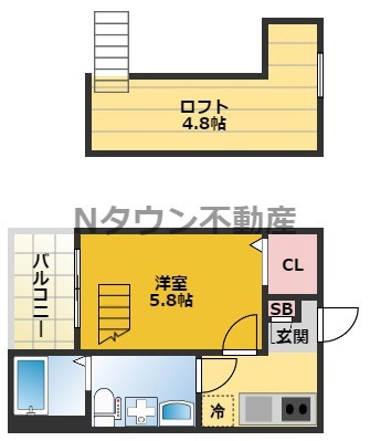 【間取り】 | LIANGE栄生 | 間取りです。