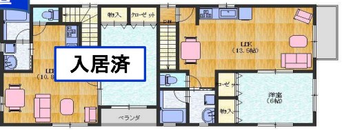 テネメントマルフクの間取り