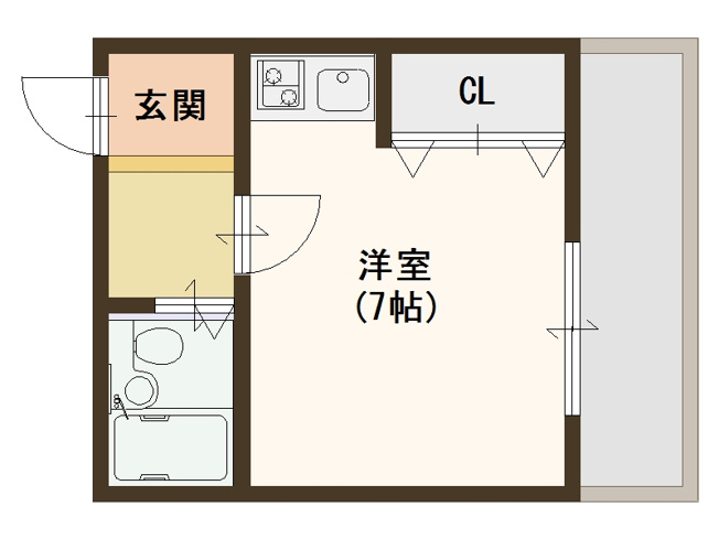【間取り】 | 永田マンション