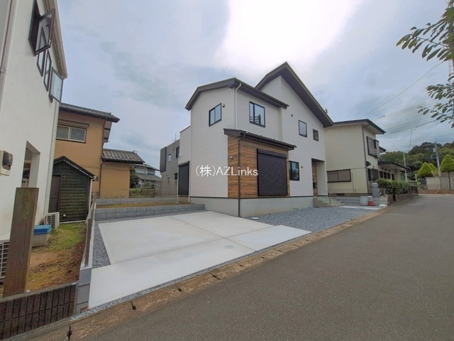 四街道市栗山６期の前面道路含む現地写真