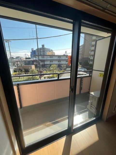 シャルマン谷塚Ⅴのバルコニー