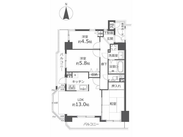 ライオンズガーデン西新井大師壱番館の間取り|ドキドキの新生活も、安心してスタート。ぴったりの住まいを見つけませんか？クランディアが一緒に住まい選びをサポートします‼　まずは、お気軽にお問合せください　＃クランディア