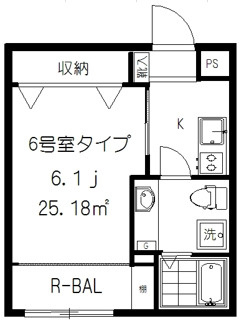 フォセット上北沢の間取り