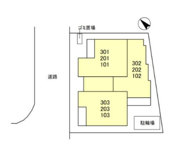 カーサピアッツァのその他|配置図です！