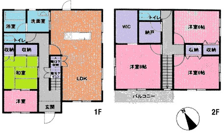 【間取り】 | 羽生市下川崎　中古住宅