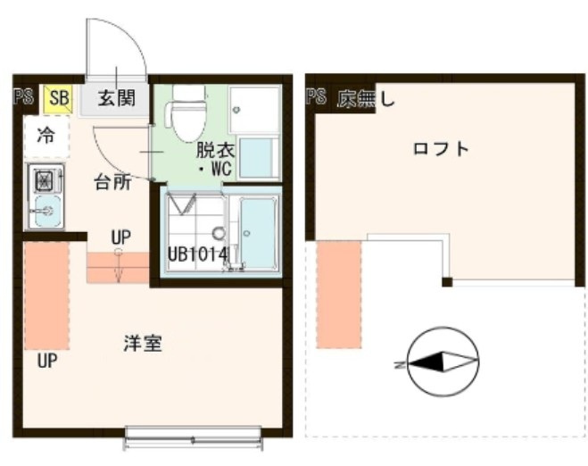 main stageの間取り
