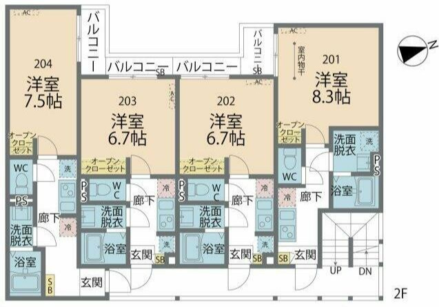 【間取り】 | カインドネス橋本Ｅａｓｔ