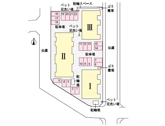 ＣＡＲＯＬＩＮＥ　Ⅱの駐車場|駐車場