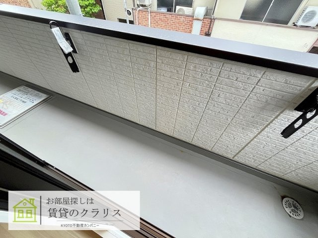 D-Room京都壬生のバルコニー
