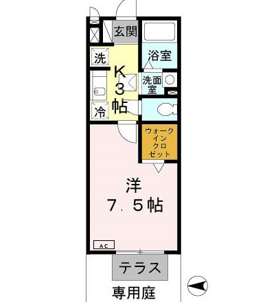 【間取り】 | メゾン・ソレーユ　仲介手数料無料