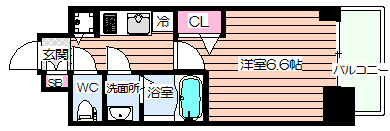 【間取り】 | ララプレイス梅田西イルミナーレ