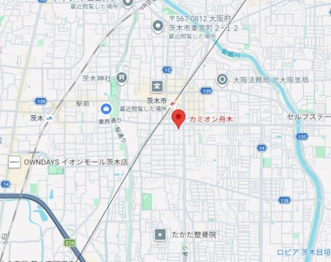 カミオン別院の地図