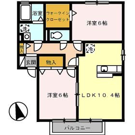 【間取り】 | リジェール東山崎 C棟